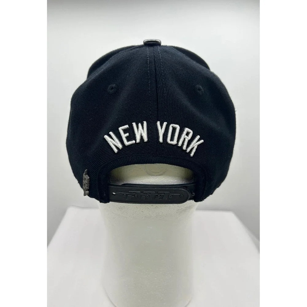 Pro Standard New York Yankees 1999 World Series Snapback Hat Black Pink Bottom